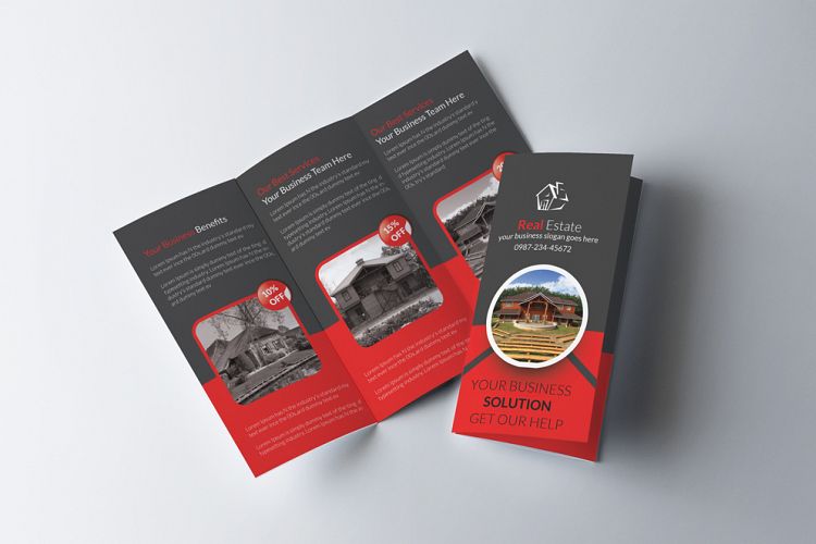 Real Estate   Property Agency Trifold Brochure