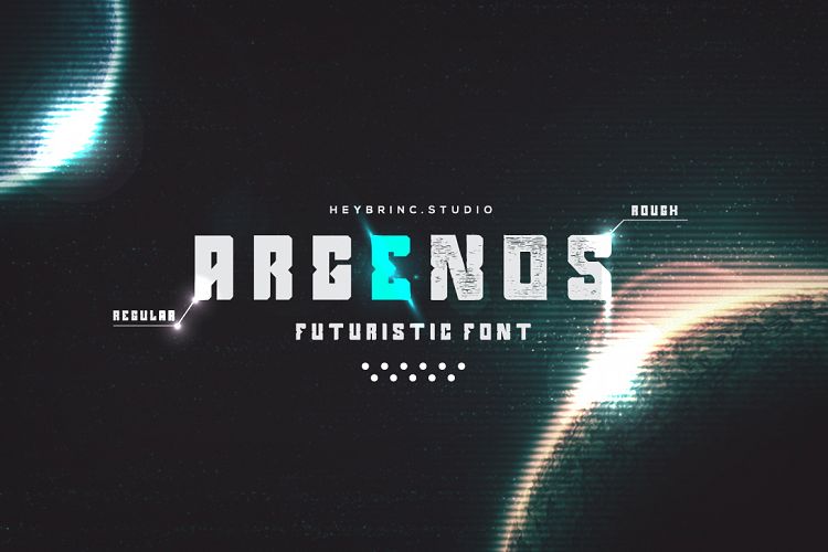 Argenos - Futuristic Font