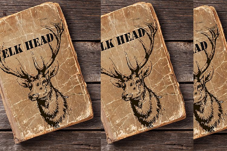 ELK head | hand drawn | vector