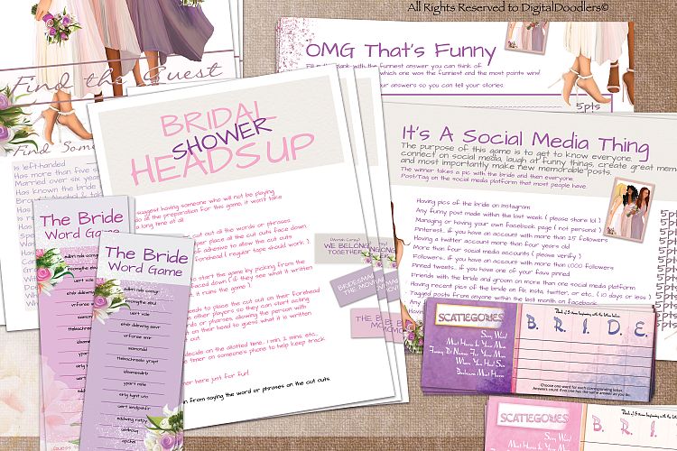 Bridal Shower Printable Package