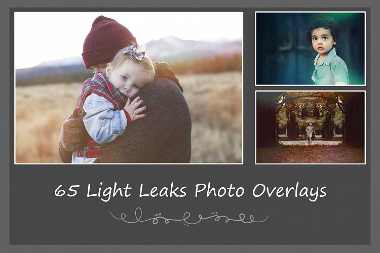 65 Light Leaks Photo Overlays