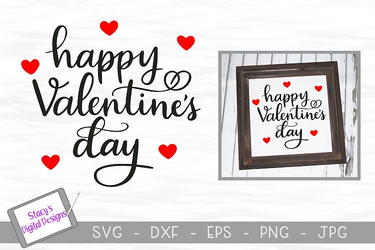 Download Free Svgs Download Happy Valentine S Day Svg Valentine Cut File Handlettered Free Design Resources