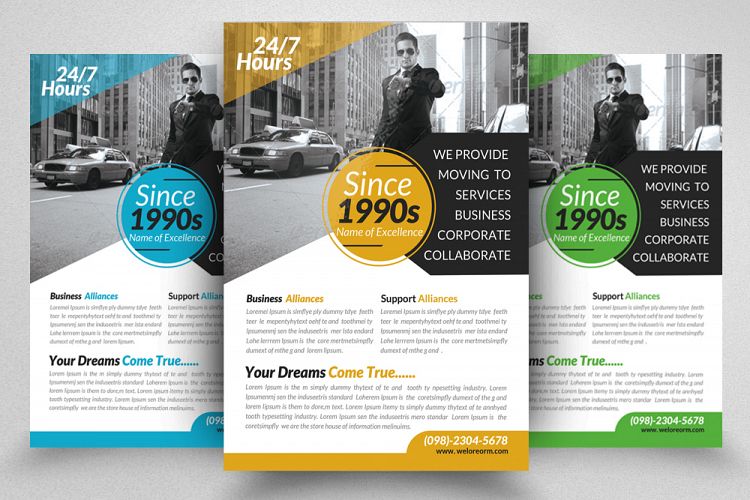 Business Industrialist Flyer Psd