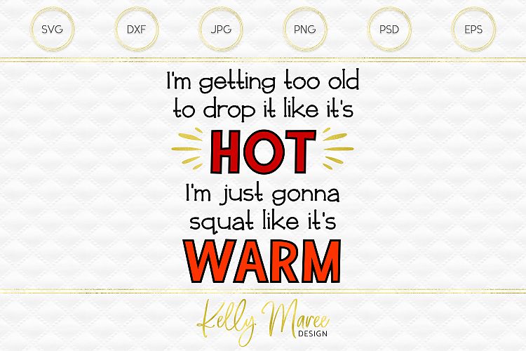 Drop It Like Its Hot SVG File