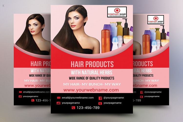 Hair Products Flyer