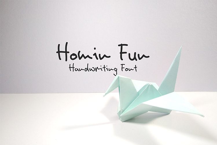 HominFun Handwriting Font