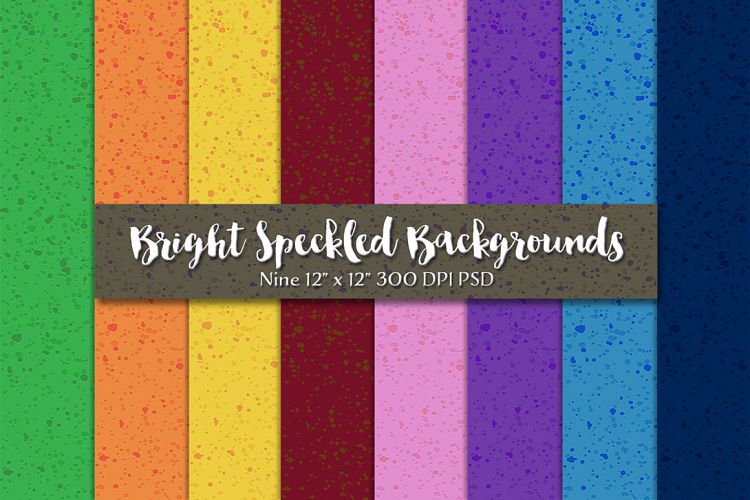 Bright Speckled Backgrounds