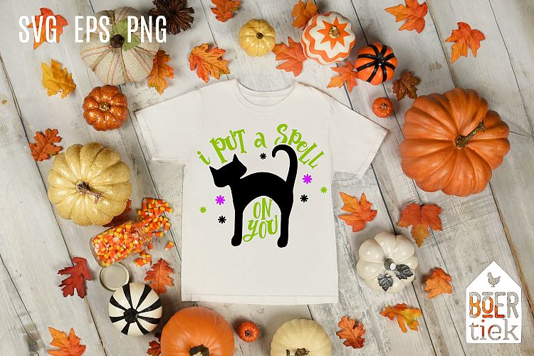 I put a spell on you, halloween, SVG file