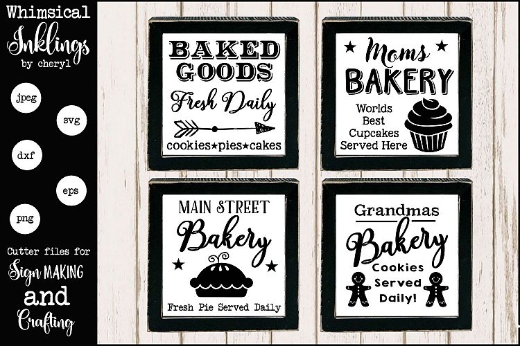 All About Baking SVG Set
