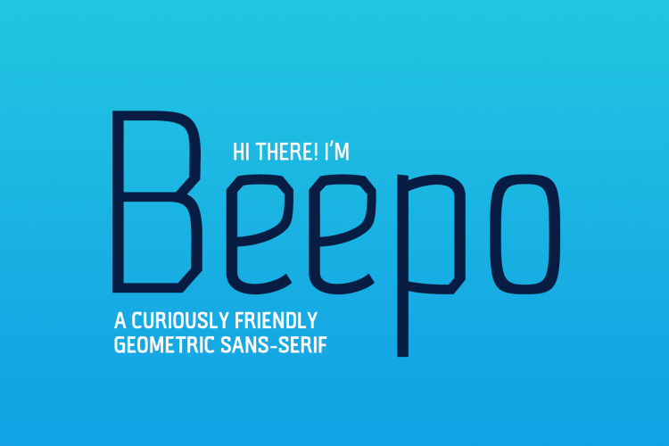 Beepo FREE Geometric Font