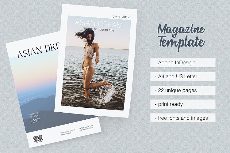 Asian Dream Magazine Template