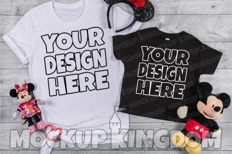 Mommy and Me Mockup, Crew Neck Mockup, Parent Child Mockup