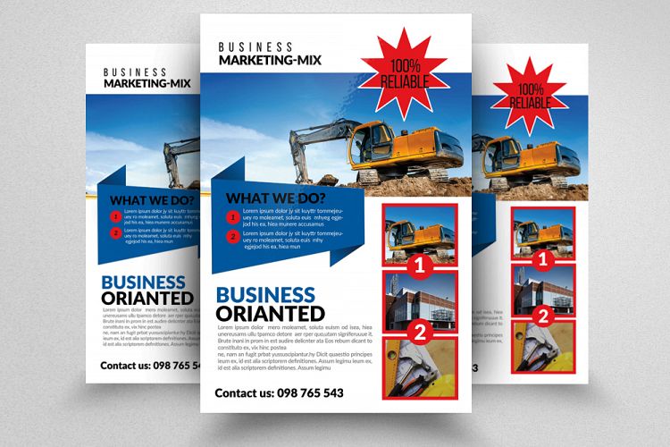 Construction Firm Advertising Flyer