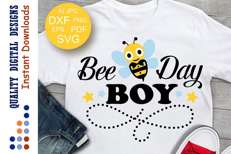 Birthday boy Svg design Happy BEE day SVG files Bee svg
