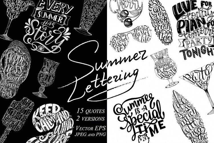 Summer Lettering Quotes