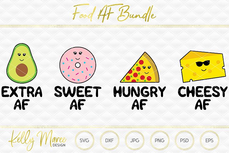Food AF SVG File Bundle 