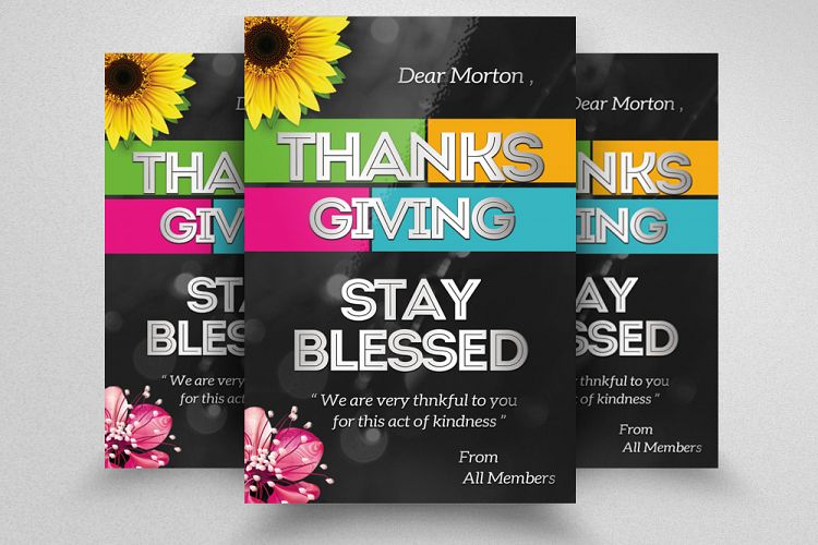 Thanks Giving Flyer Template