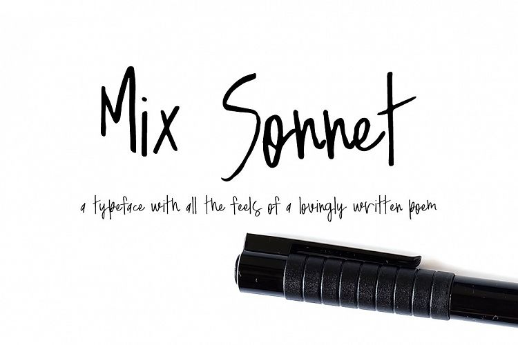 Sonnet - a font with the feels of a lovingly written poem