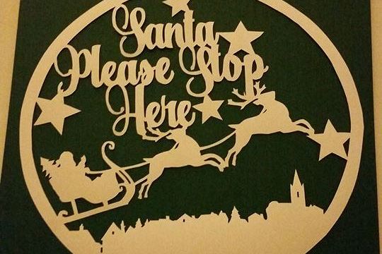 Santa please stop here