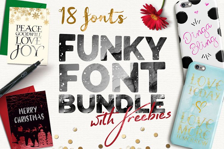 Funky Font Bundle