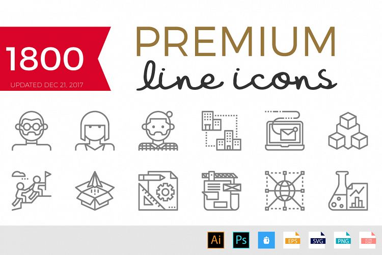 Becris Premium Line Icons