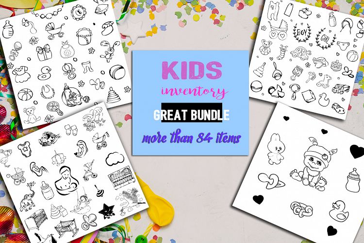 Baby / kids logo. Great bundle