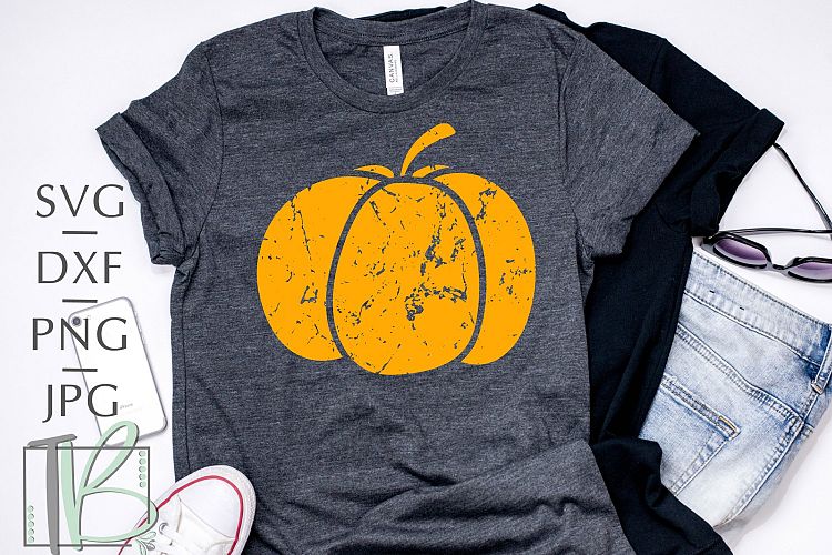 Grunge SVG, Pumpkin SVG