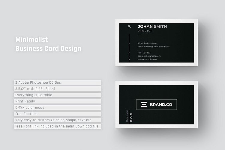 Minimalist Business Card Design