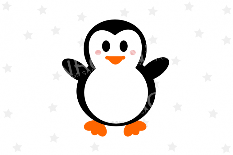 Cute Penguin SVG File