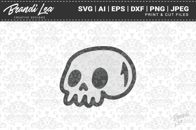 Cute Skull SVG Cutting Files