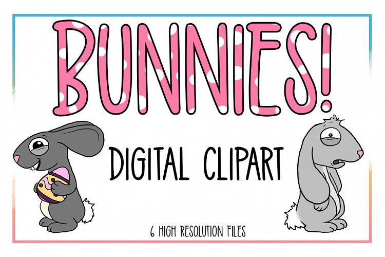 Bunnie Clipart-Rabbit Clipart-Animal Clipart-Easter-Egg-Spring Animals-Spring-Spring Clipart-Easter Egg-Bunnie-Decoration-Digital Clipart