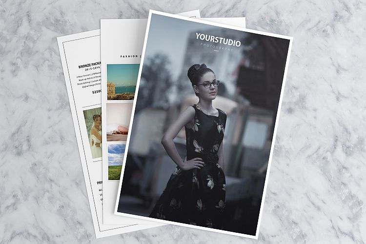 Photography Price List Marketing Flyer 