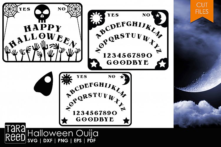 Halloween Ouija - Halloween SVG and Cut Files for Crafters