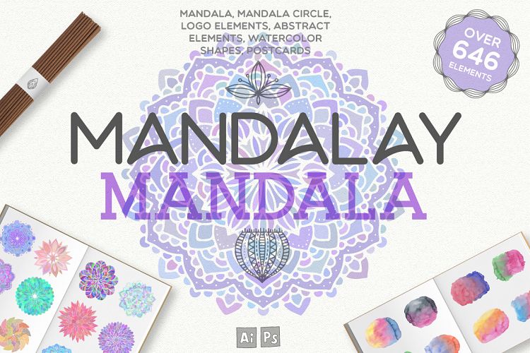 Mandalay Mandala [646 Elements]