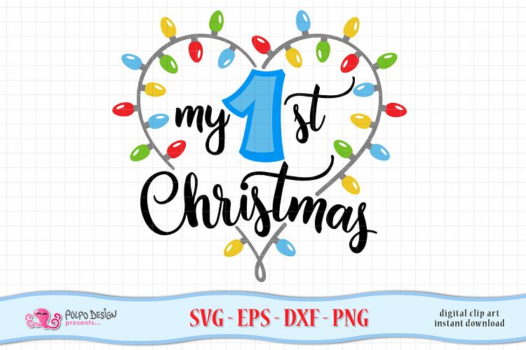 My first Christmas SVG