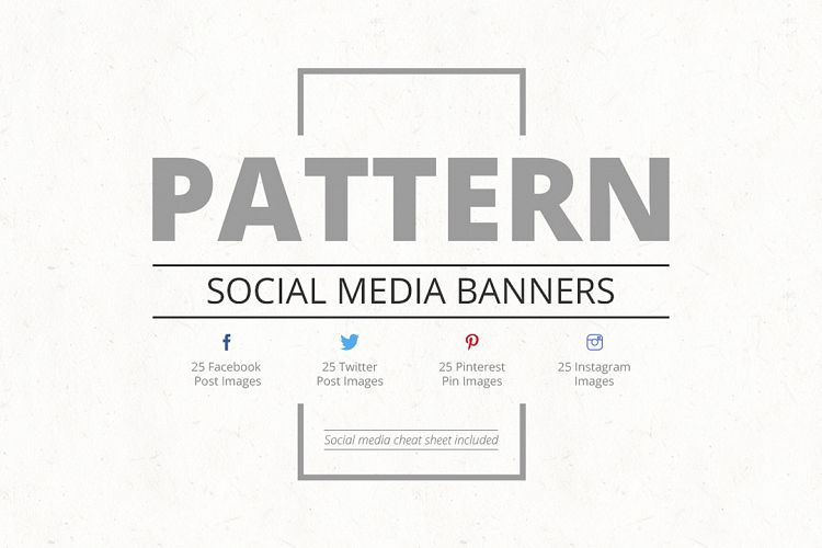 Pattern Social Media Banners