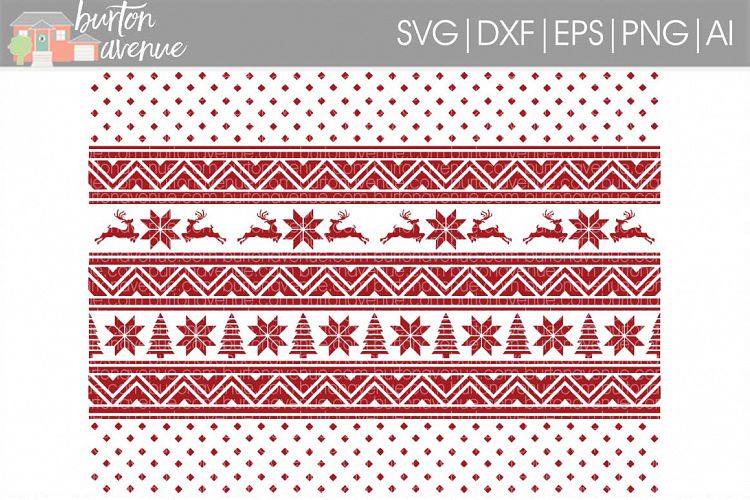 Download Christmas Sweater Background Cut File - SVG DXF EPS AI PNG ...