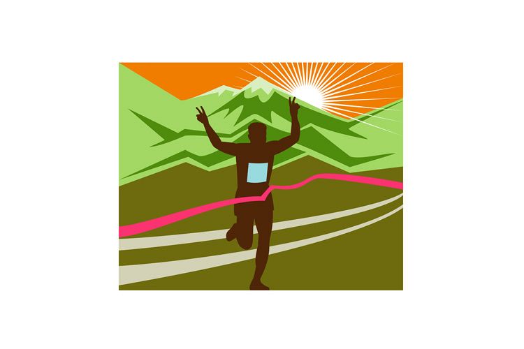 Marathon Race Finisher