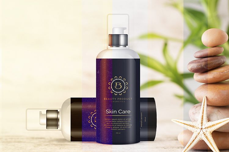Cosmetic Bottle Mockup, Shampoo and Oil Bottle mock up