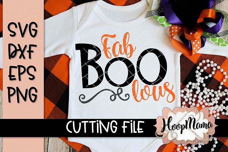 Fab Boo Lous- Halloween SVG Cutting File
