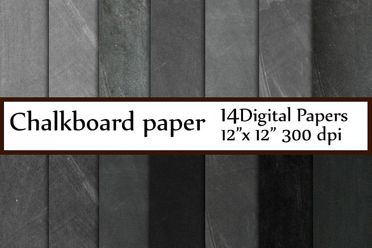  Chalkboard digital paper