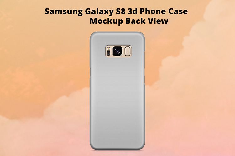 Samsung Galaxy S8 3d case Mockup