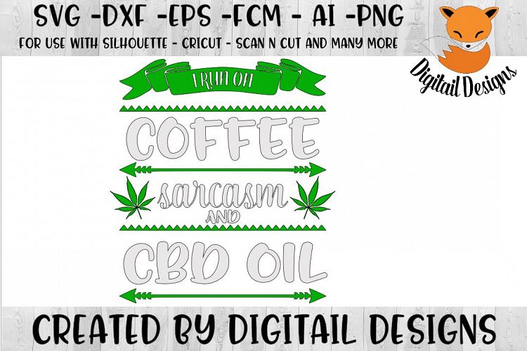 CBD Oil SVG for Silhouette, Cricut