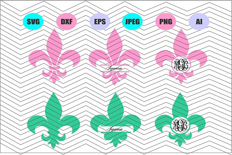 Fleur De Lis Svg Dxf Eps Png Jpg Ai Cut Vector File Vinyl