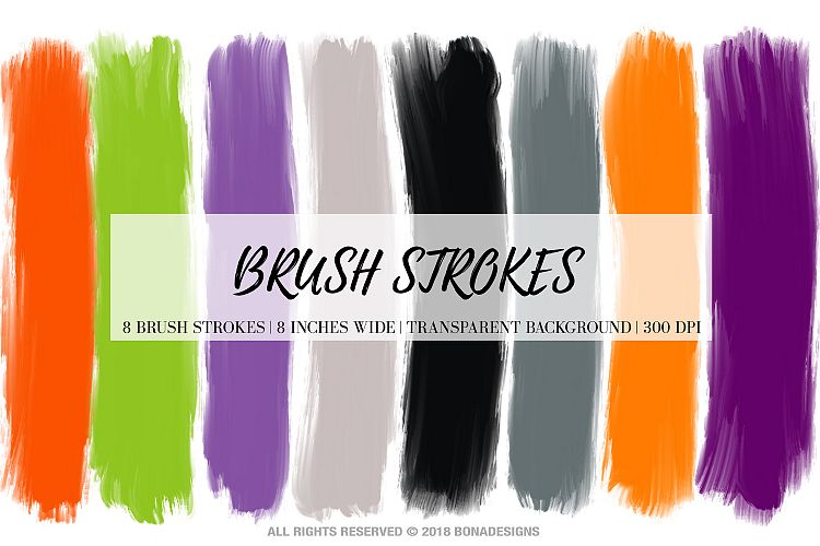 Halloween Brush Strokes