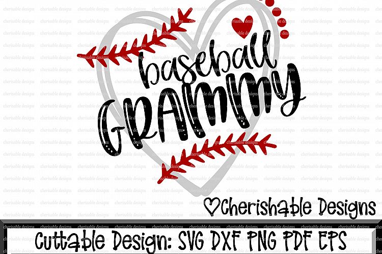 Baseball Svg, Baseball Grammy svg, Baseball Cutting file, heart frame baseball, dxf pattern, svg pattern, Cricut instant download