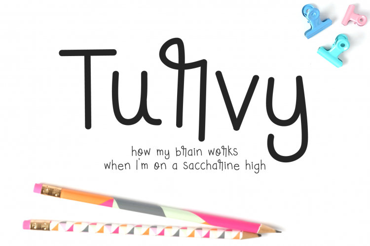 Turvy - A Unique Font to Replace Comic Sans