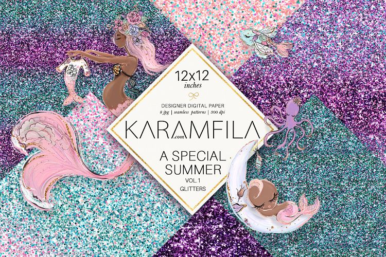 Ombre Glitter Patterns