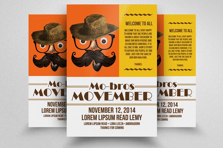 Movember Flyer Template