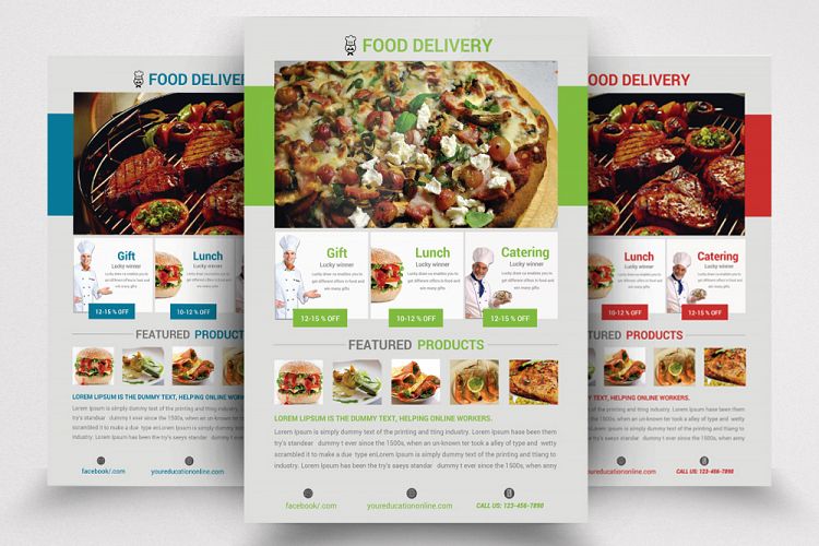 Food Restaurant Flyer Template
